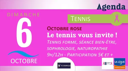 [OCTOBRE ROSE] Le tennis club vous invite